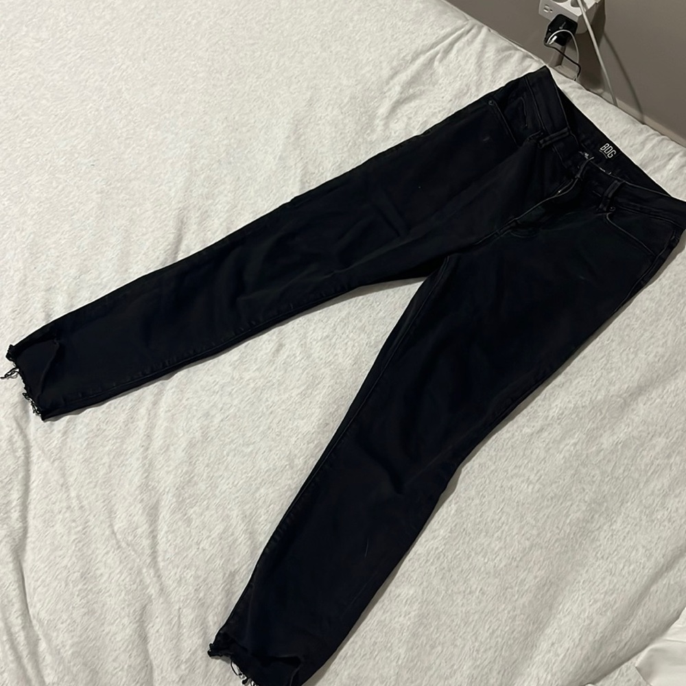 BDG Twig High Rise Cropped Black Jeans